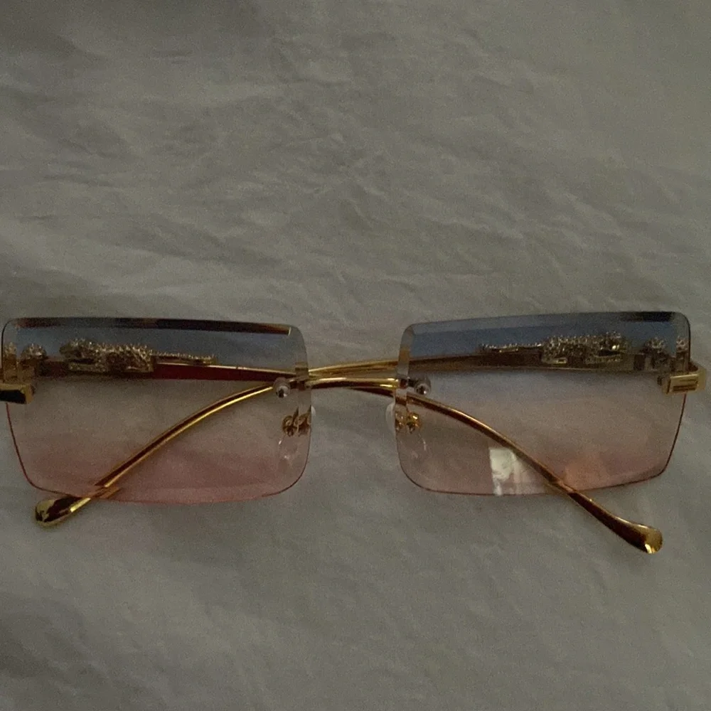 Rectangular frame sunglasses - Picture 2 of 5